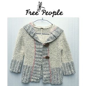 Free People, cropped & hoodie cardigan
